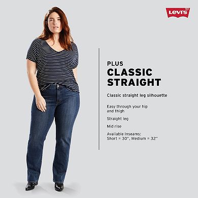 Plus Size Levi's® Classic Fit Straight-Leg Jeans 