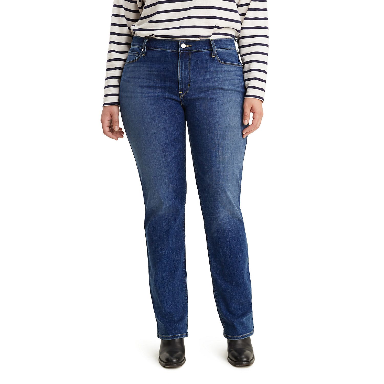 414 classic straight women's jeans