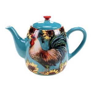 Certified International Sunflower Rooster 40-oz. Teapot