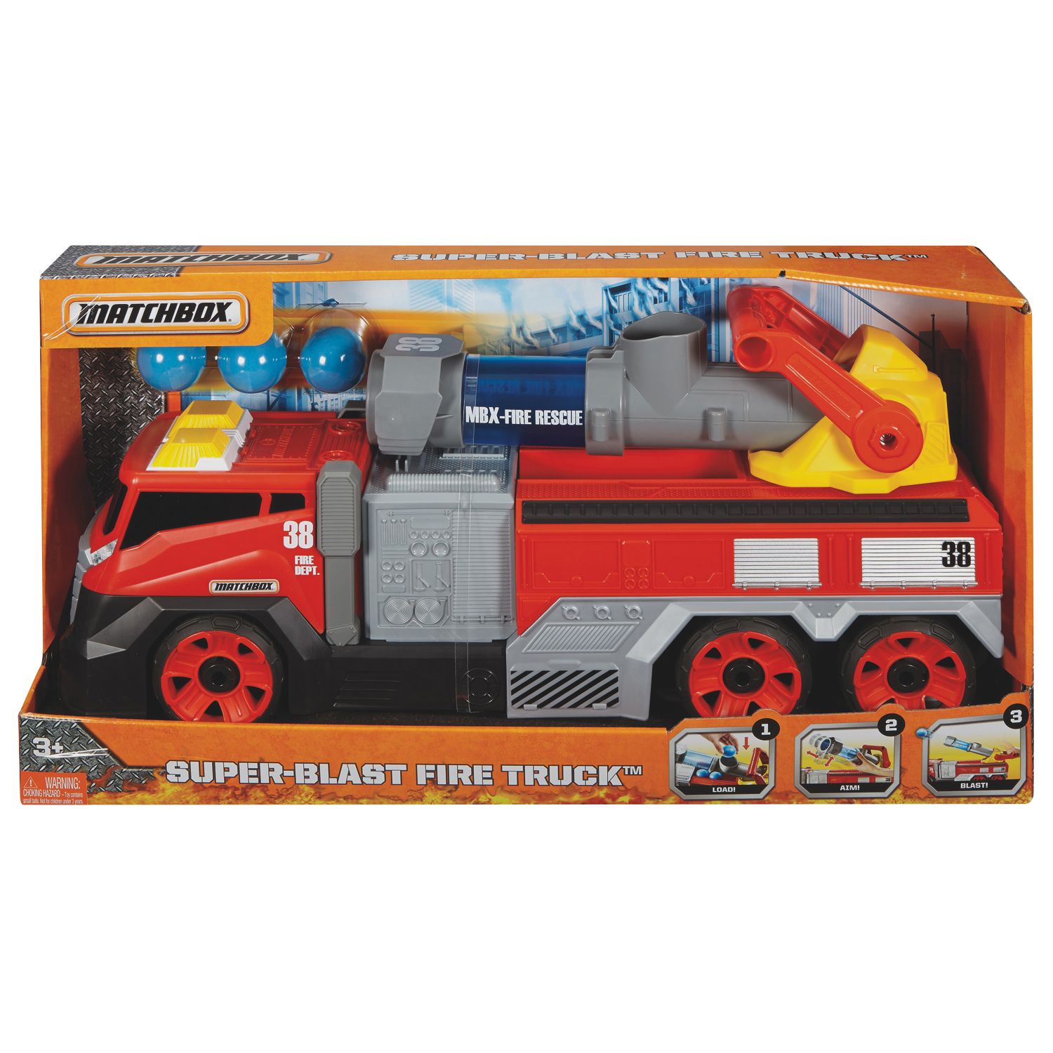 matchbox super blast fire truck