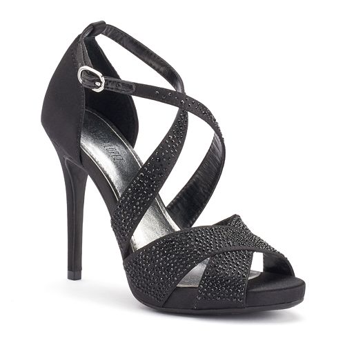 jeweled high heel sandals