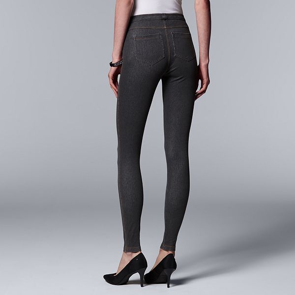 simply vera wang jean leggings