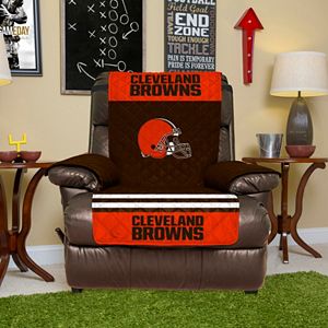 Cleveland Browns Quilted Recliner Chair Cover