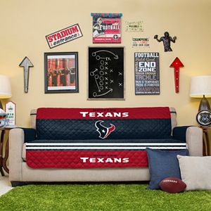Houston Texans Quilted Sofa Cover