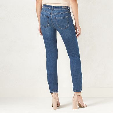 Women's LC Lauren Conrad Embroidered Skinny Jeans