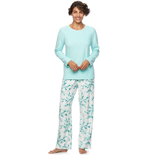 Women's Croft & Barrow® Pajamas: Microfleece Pajama Set