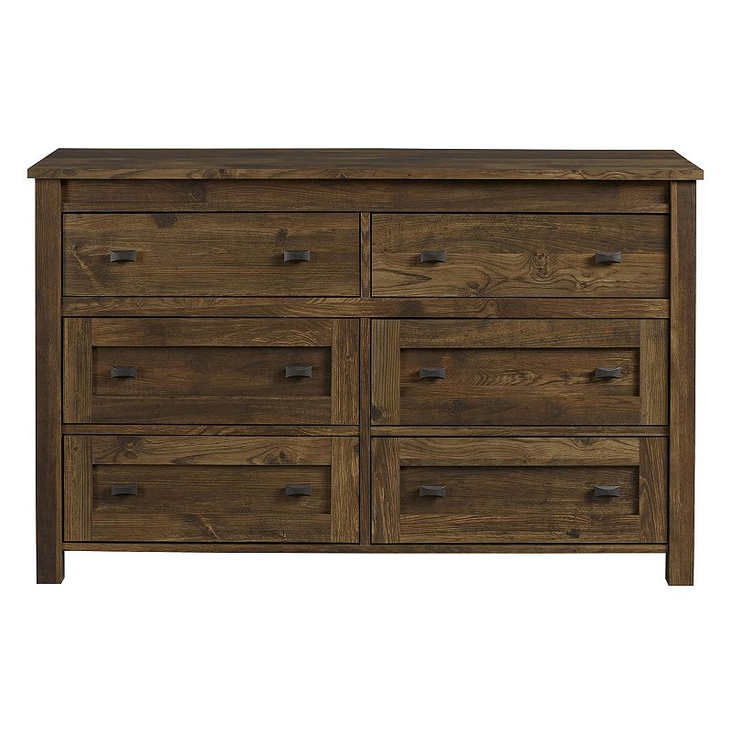 Altra Farmington 6-Drawer Dresser, Brown