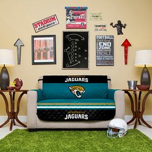 Jacksonville Jaguars Quilted Loveseat Cover