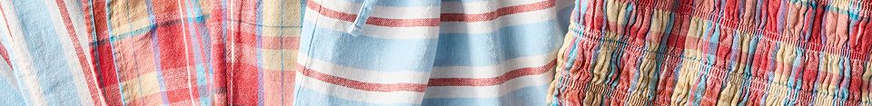 Overlapping summer color dress fabrics