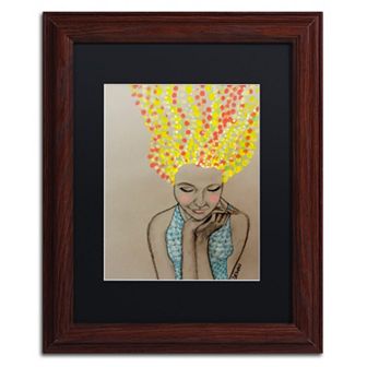 Trademark Fine Art Miss Sunshine Framed Wall Art