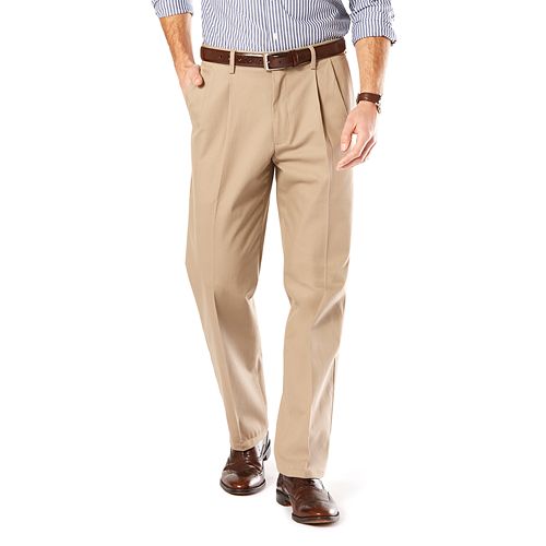Men's Dockers® Classic Fit Signature Stretch Khaki Pants Pleated D3