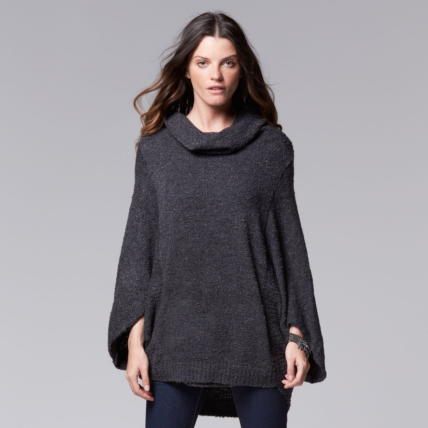 kohls poncho sweater