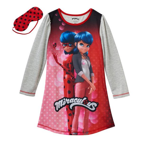 Girls 4 10 Miraculous Ladybug Marinette Dupain Cheng Nightgown