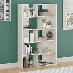 Altra Transform White Expandable Bookshelf