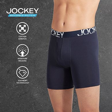 Men's Jockey 3-pack + 1 Bonus Active Stretch Midway Briefs