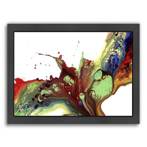 Americanflat If I was a Bird Abstract Framed Wall Art