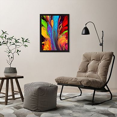 Americanflat Reaching for Heaven Abstract Framed Wall Art