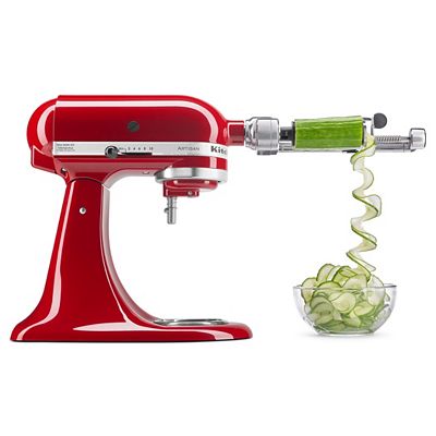 KitchenAid KSM2APC Spiralizer Plus Attachment with Peel, Core and Slice, outlets 7 Blade