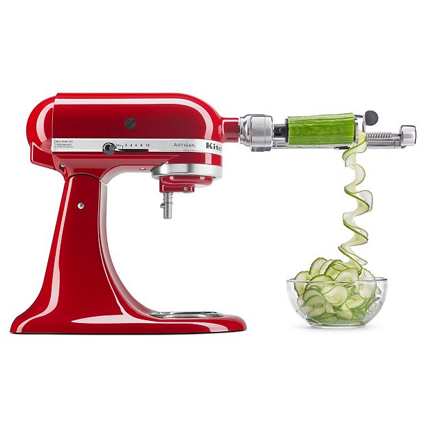 How to Make Curly Fries using the KitchenAid Spiralizer - Amy Learns to Cook