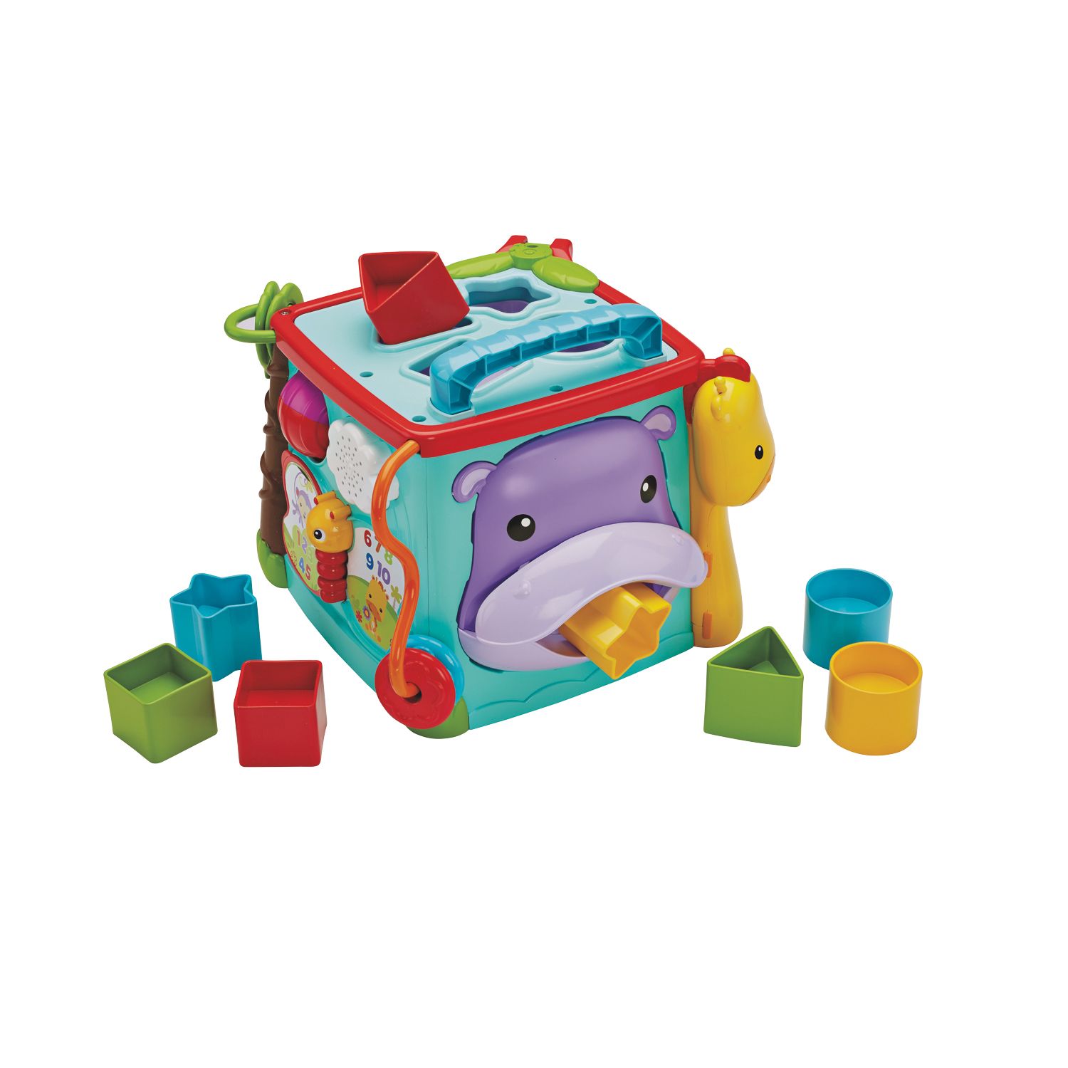 fisher price activity cube with blocks