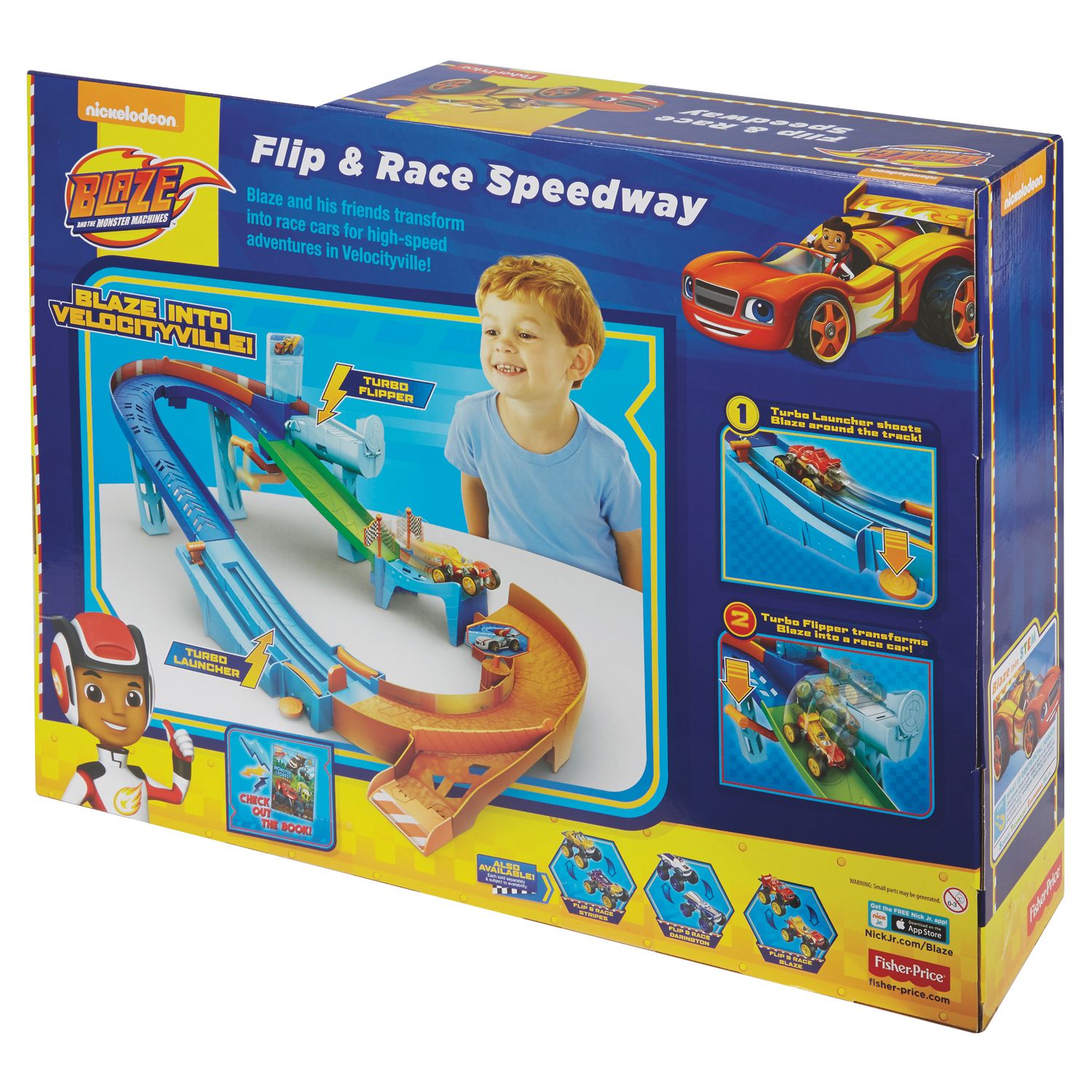 nickelodeon blaze and the monster machines flip & race speedway