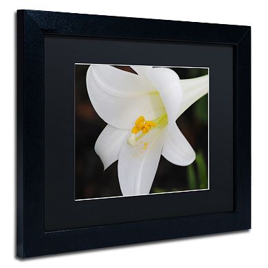 Trademark Fine Art Easter Black Framed Wall Art