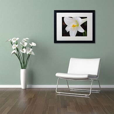 Trademark Fine Art Easter Black Framed Wall Art