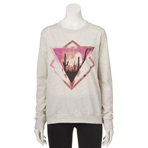 Juniors' Desert French Terry Graphic Sweatshirt