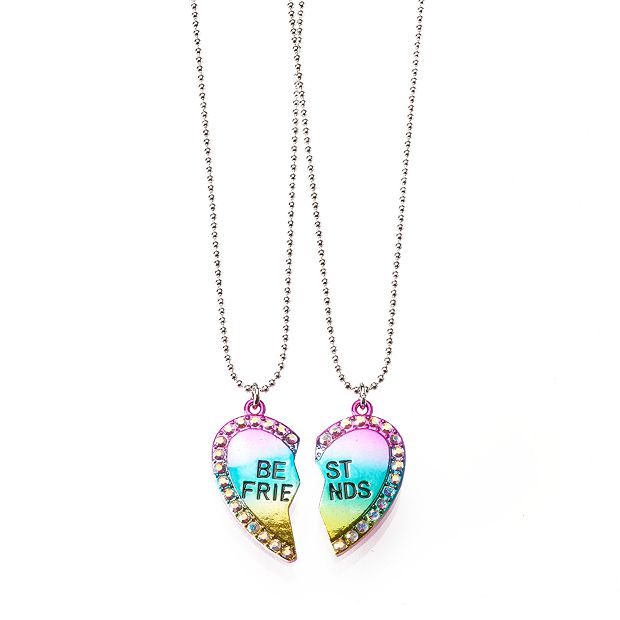 Rainbow best friend on sale necklace