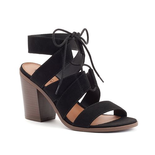 block heel sandals kohls