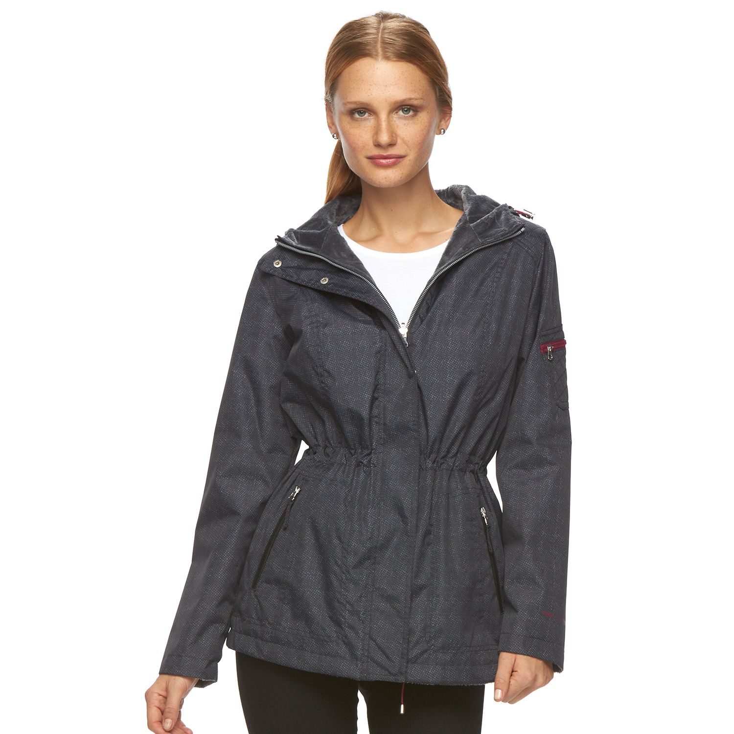 free country hooded water resistant lightweight softshell jacket