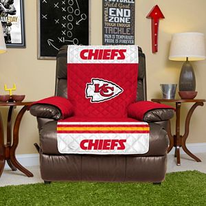 Kansas City Chiefs Quilted Recliner Chair Cover