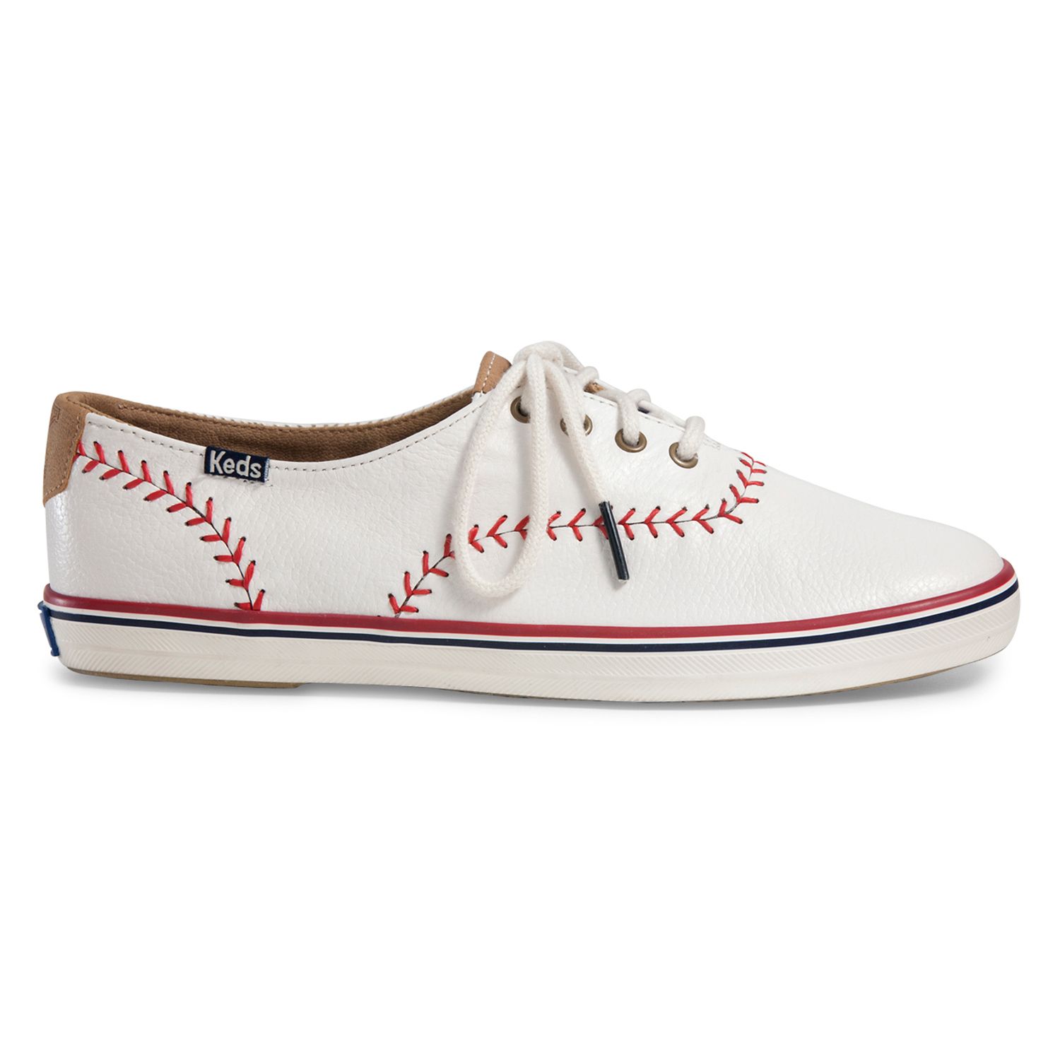 keds leather baseball stitch shoes