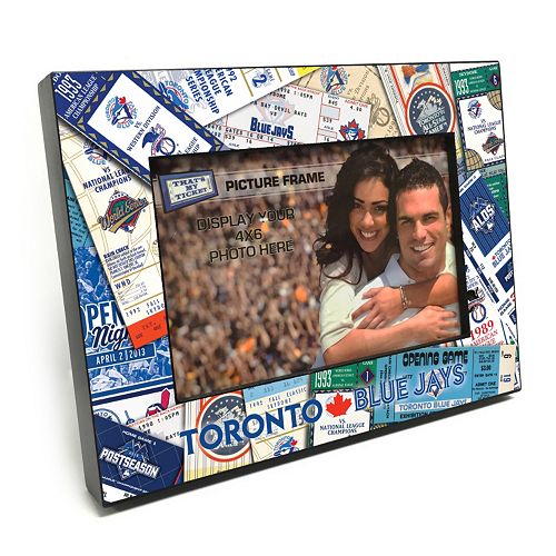 Toronto Blue Jays Ticket Collage 4″ x 6″ Wooden Frame