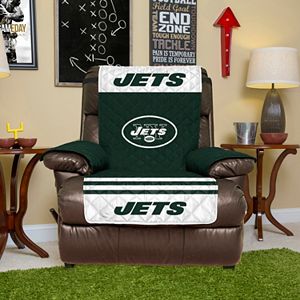 New York Jets Quilted Recliner Chair Cover