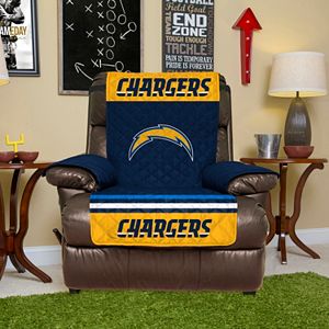 San Diego Chargers Quilted Recliner Chair Cover
