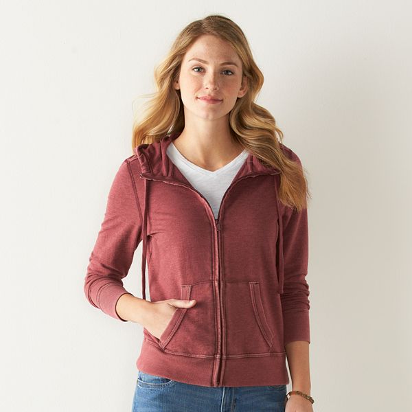 Women's Sonoma Goods For Life® French Terry Slubbed Hoodie