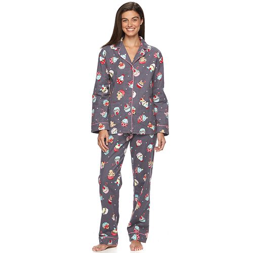 Cupcake Flannel Pajamas - Breeze Clothing