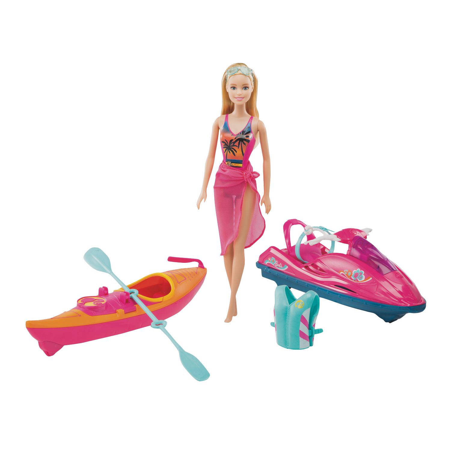 barbie boat set