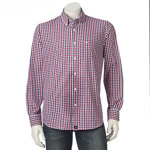 Men's Dockers® No-Wrinkle Patterned Button-Down Shirt