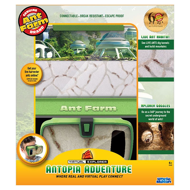UPC 042499000253 product image for Virtual Explorer Antopia Adventure Ant Farm Set by Uncle Milton, Multicolor | upcitemdb.com