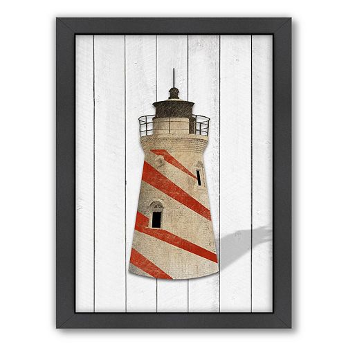 Americanflat Lighthouse Framed Wall Art