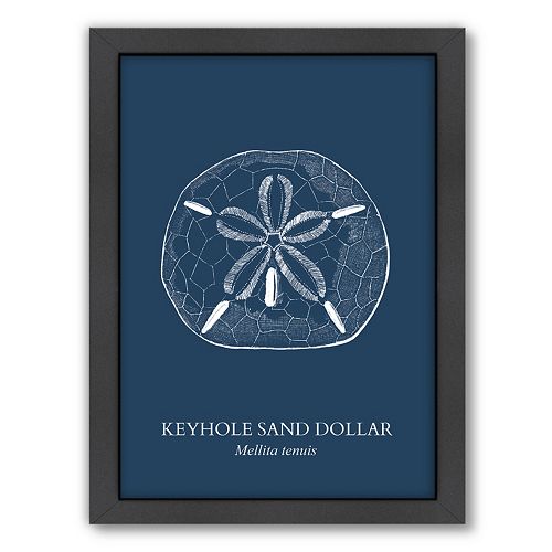 Americanflat Sand Dollar Framed Wall Art