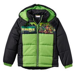 Boys 4-7 Teenage Mutant Ninja Turtles Hooded Puffer Jacket