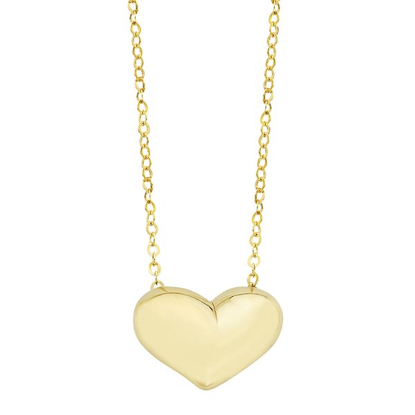 10k Gold Heart Necklace