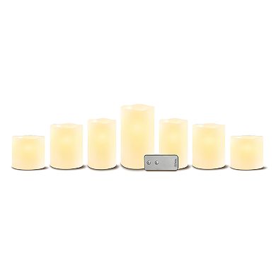 Apothecary & Company 7-pc. LED Flameless Candle Set with Remote