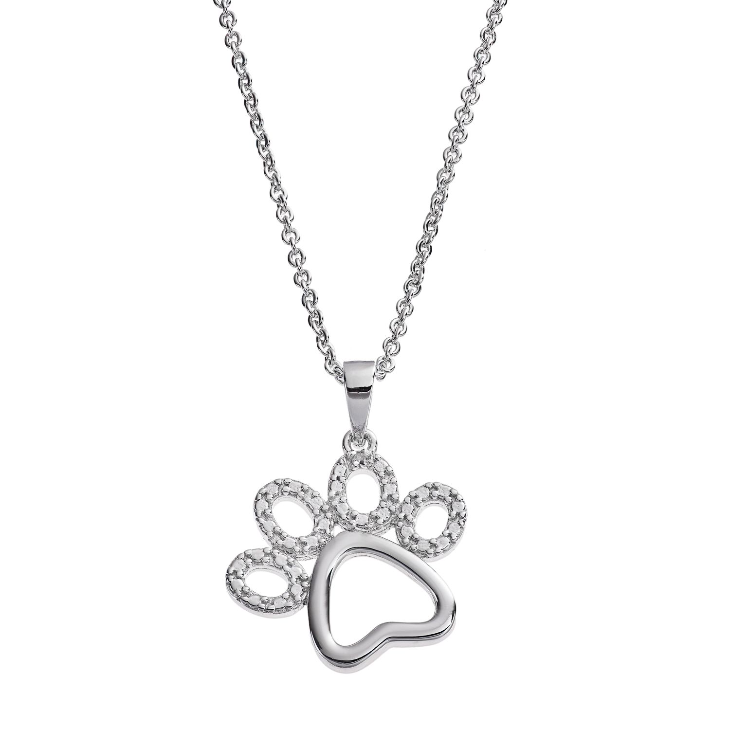 paw print necklace kohls