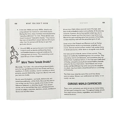 "What You Think You Don't Know" Book by Publications International, Ltd.
