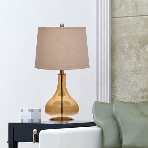 Catalina Amber Gourd Table Lamp