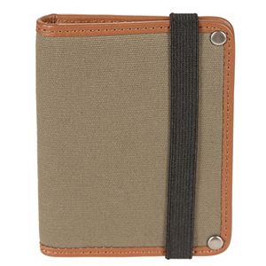 Men's Bill Adler RFID-Blocking Canvas Card & ID Wallet